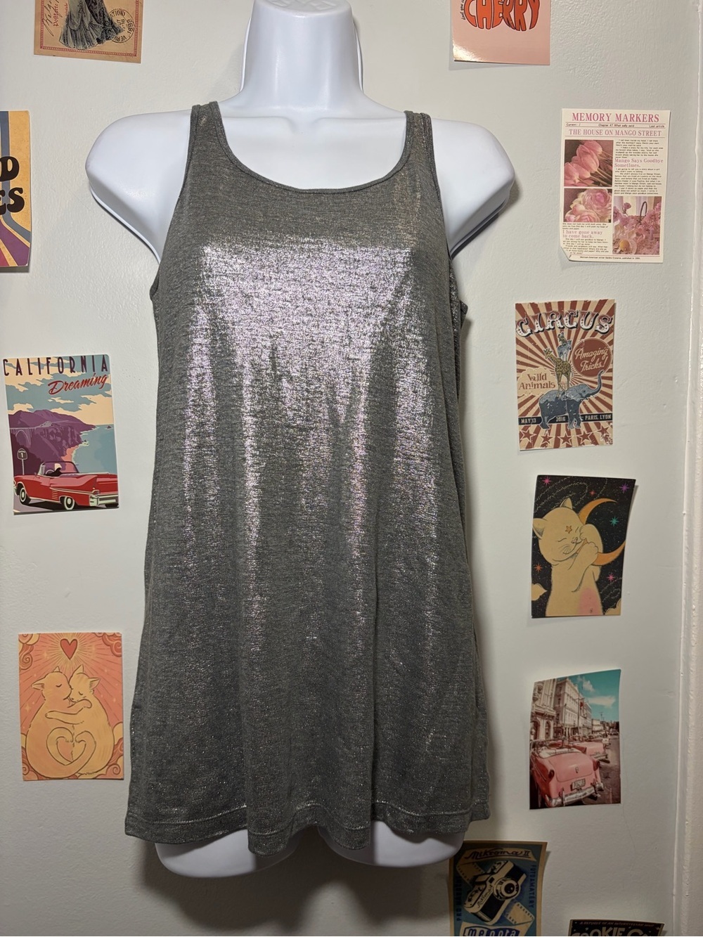 Eileen Fisher Petite PS Knit Top in Olive Gray